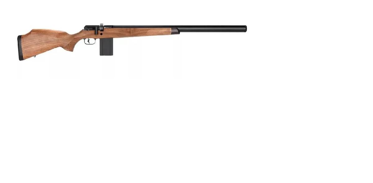 VERWACHT 8 MEI  /  DRS PERSLUCHTBUKS met 700mm loop - GEREGULEERD /  Walnut Classic 2 GRADE /  6,35mm / Energie ; 94 Joule / 12 schots / Incl Koffer-3750-a